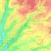 Gachet topographic map, elevation, terrain