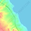 Ocean Blue Sokhna Resort topographic map, elevation, terrain