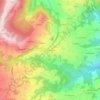 Malandrone topographic map, elevation, terrain