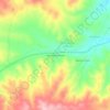Mechtat Hammama topographic map, elevation, terrain
