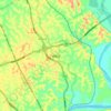 杨家镇 topographic map, elevation, terrain