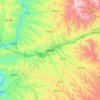 柳林县 topographic map, elevation, terrain