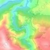 As Ermidas topographic map, elevation, terrain