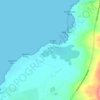 Puakō topographic map, elevation, terrain