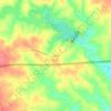 Branon topographic map, elevation, terrain