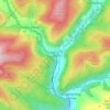 Corris topographic map, elevation, terrain