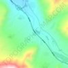 Lake topographic map, elevation, terrain