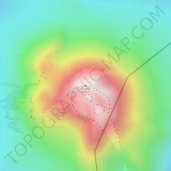 Sotará topographic map, elevation, terrain