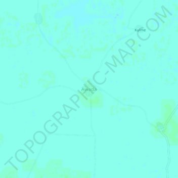 Awada topographic map, elevation, terrain