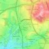 Stake Hill topographic map, elevation, terrain