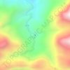 Angel Waterfall topographic map, elevation, terrain