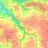 Cosquer Pinard topographic map, elevation, terrain