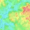 Puy Baumas topographic map, elevation, terrain