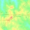 Cookville topographic map, elevation, terrain