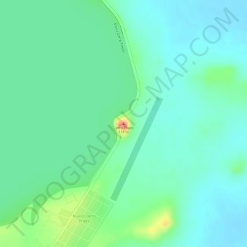 Cerro Prieto topographic map, elevation, terrain