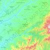 Oliveira do Hospital topographic map, elevation, terrain