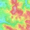 Salette topographic map, elevation, terrain