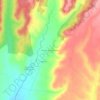 Renedo de Valderaduey topographic map, elevation, terrain