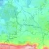 Cootham topographic map, elevation, terrain