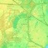 Boekend topographic map, elevation, terrain