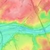 Grands Malades topographic map, elevation, terrain