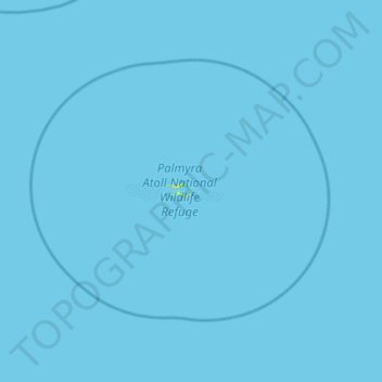 Eastern Island topographic map, elevation, terrain