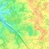 Bishop Wood topographic map, elevation, terrain