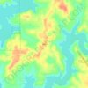 Ardell topographic map, elevation, terrain