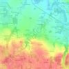 Le Gage topographic map, elevation, terrain