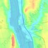 Newton Hook topographic map, elevation, terrain