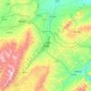 宁武县 topographic map, elevation, terrain