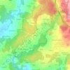 Lamas topographic map, elevation, terrain