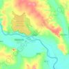 Gaya topographic map, elevation, terrain