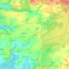 Coat-Coff topographic map, elevation, terrain