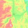 Vegachí topographic map, elevation, terrain