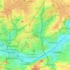Gilly topographic map, elevation, terrain