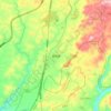 Tianping topographic map, elevation, terrain