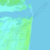 Atafona topographic map, elevation, terrain