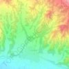 Zafranal topographic map, elevation, terrain
