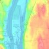 Schodack Landing topographic map, elevation, terrain