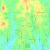 Poplar Springs topographic map, elevation, terrain