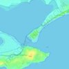 Ghoghla topographic map, elevation, terrain