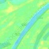 São Francisco das Chagas topographic map, elevation, terrain