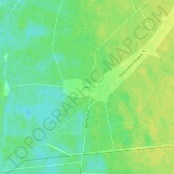 Lauros topographic map, elevation, terrain