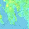 Kerarno topographic map, elevation, terrain