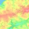 Roz ar Pillat topographic map, elevation, terrain