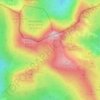 Fuentes del Duero topographic map, elevation, terrain