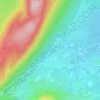 Les Camboux topographic map, elevation, terrain