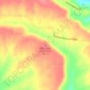 Black Jack Mountain topographic map, elevation, terrain