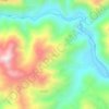 马家山 topographic map, elevation, terrain
